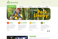 Tarzanpark - Strona internetowa